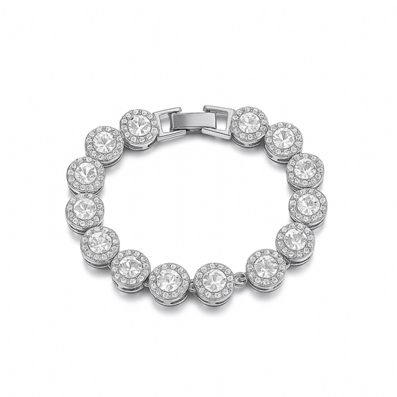 Bracciale Tennis Elegance – Argento & Zirconi
