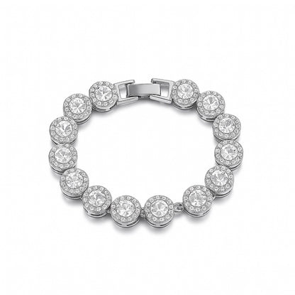 Bracciale Tennis Elegance – Argento & Zirconi